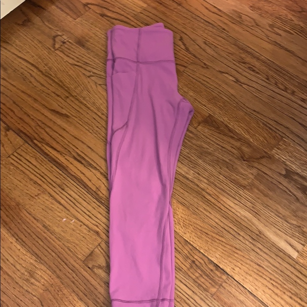 Pink workout leggings